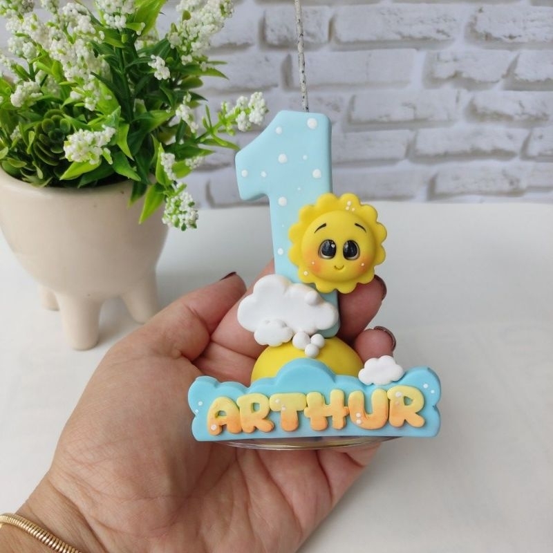 Vela de Aniversário Raio de Sol em Oferta na Shopee