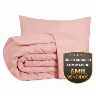Kit Edredom Casal Queen 3 Peças Cobre Leito Super Macio com Fronhas em Oferta na Shopee