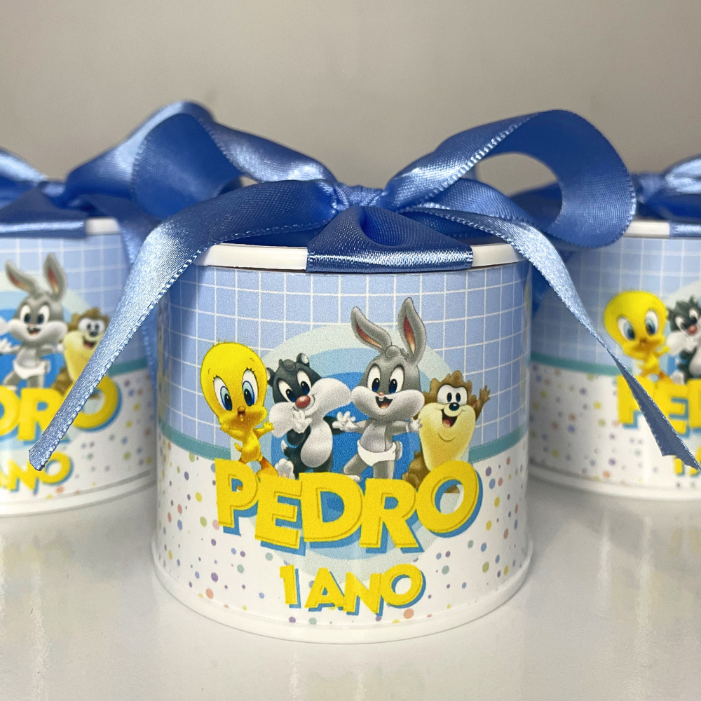 Tubolata personalizada BABY LOONEY TUNES | Lembrancinha infantil - aniversário • 5x6 • VÁRIOS TEMAS