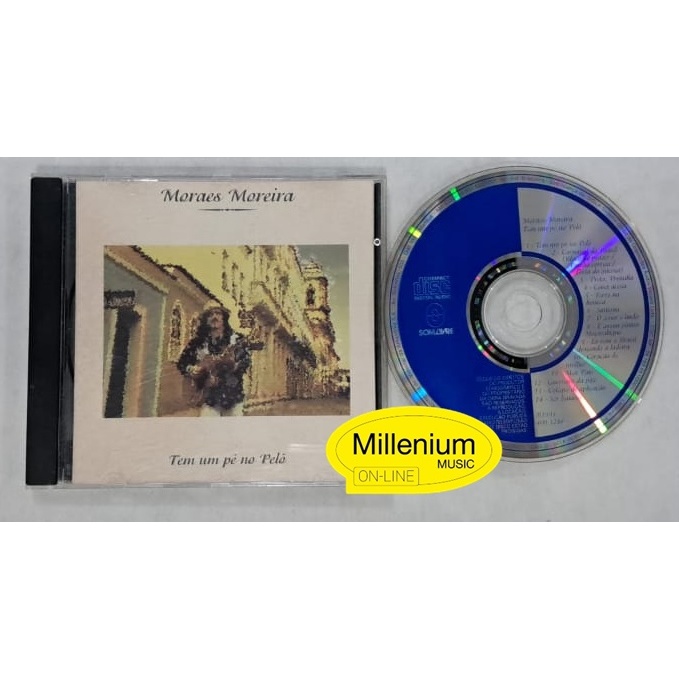 CD Moraes Moreira Tem Um Pé No Pelô 1993 Original Gravadora Colecionador Ótimo Estado