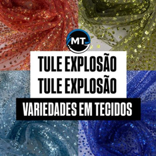 5 Metros Tecido Tule Explosao X 1,50 Mts Largura em Oferta na Shopee