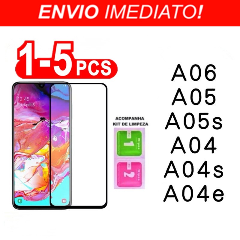 Película De Vidro Temperado 3D Tela Para Samsung Galaxy A06 A05 A05s A04 A04s A04e