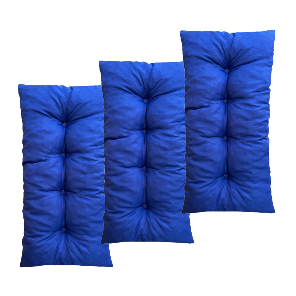 KIT 3 ALMOFADAS 95X45CM, CONFORTO E ESTILO P/ CADEIRAS E POLTRONAS em Oferta na Shopee