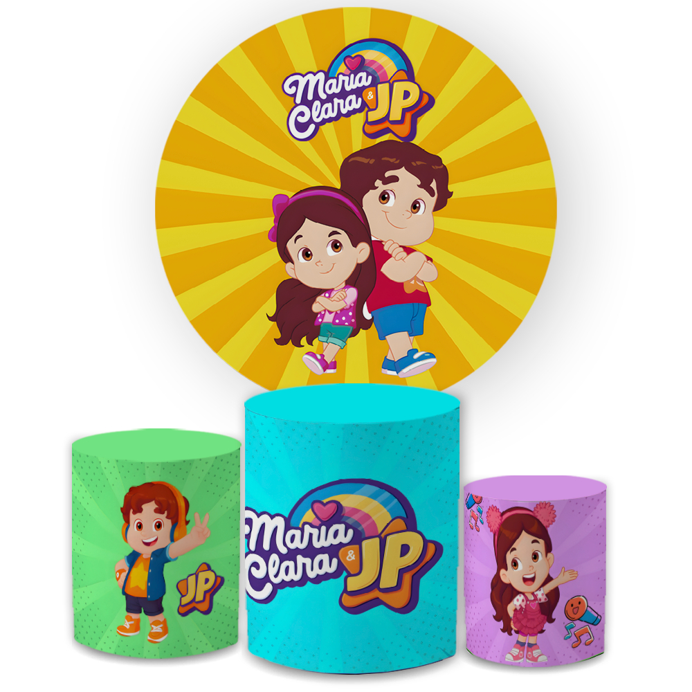 Capas Sublimadas Bibi Painéis Decoração Tema Mria Clra e JP Festa Infantil em Oferta na Shopee