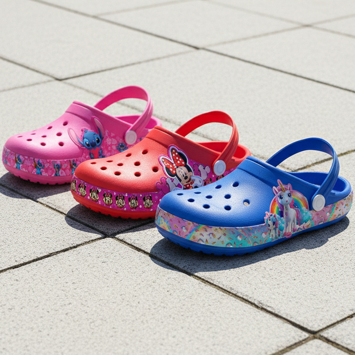 Babuche Max Infantil Sandália Chinelo Menina Menino Sandália Papete Chinelo Unicórnio Dinossauro