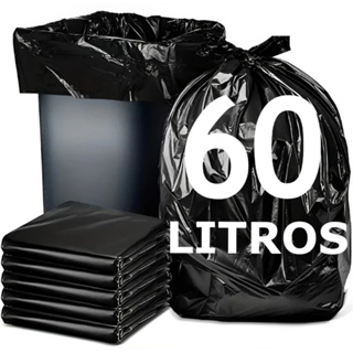 Saco De Lixo 60 Litros C/100 unidades Direto De fabrica em Oferta na Shopee