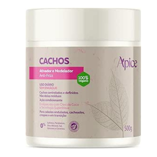 Apice Apse Ativador e Modelador Antifrizz Cachos 500g Cabelos Cacheados em Oferta na Shopee