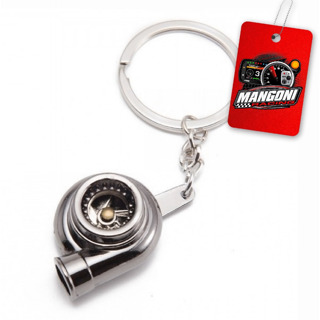 Chaveiro De Turbina Chrome Automotivo Racing Turbo - MR Performance