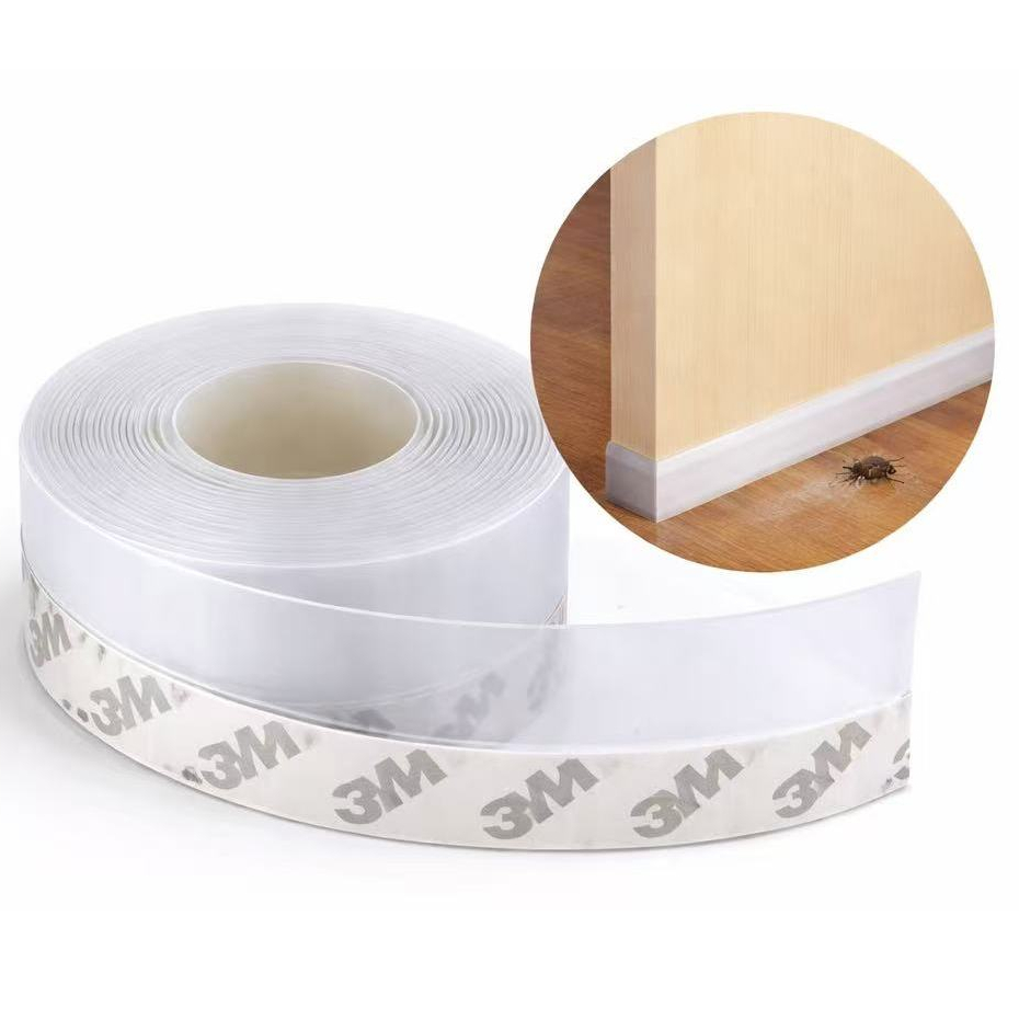 Fita Veda Fresta Porta Transparente 5m x 35mm Pivotante em Oferta na Shopee