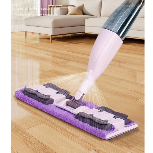 Mop Spray Rodo Inteligente Limpeza Flash Mágico Esfregão Dispenser COM 1 PANO