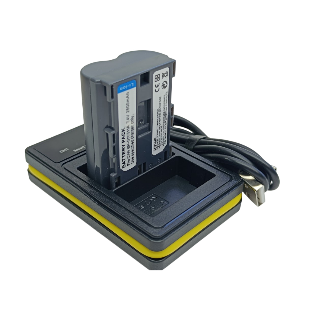 Carregador + Bateria BP-511a Pra Canon PowerShot G1 G3 G5 G6 EOS 10D 20D 30D 40D 50D 60D 20Da 5D