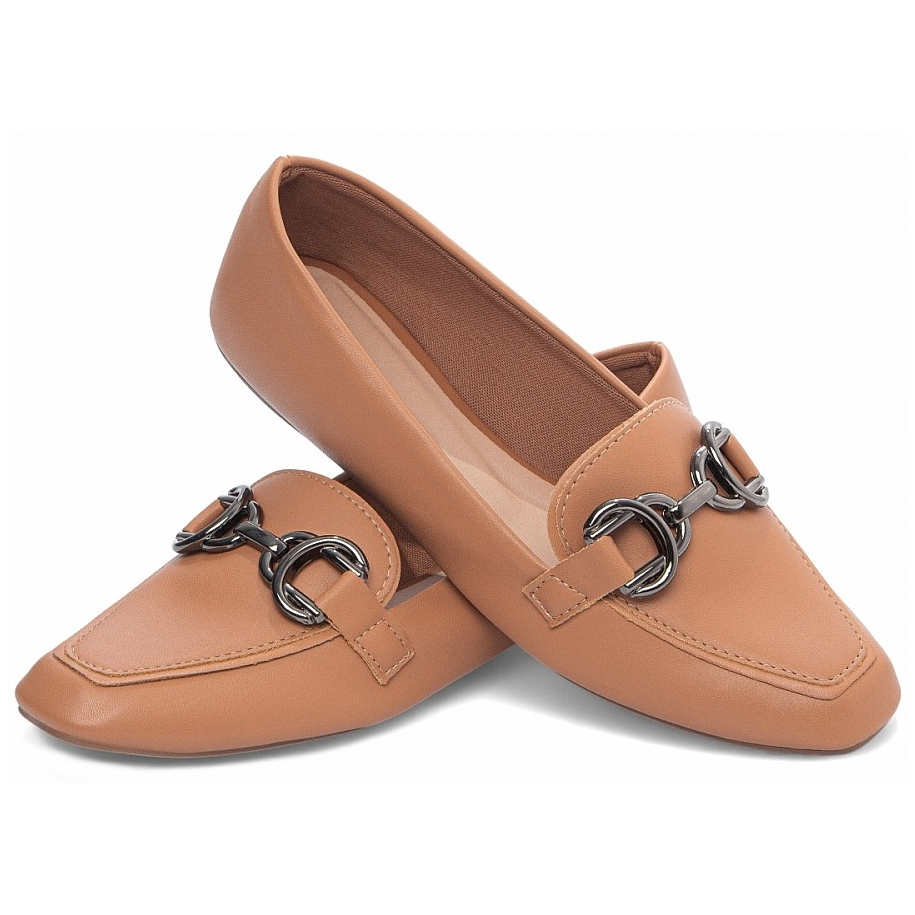 Sapato Feminino Mocassim Confortável Elegante Casual para Trabalho Dia a Dia