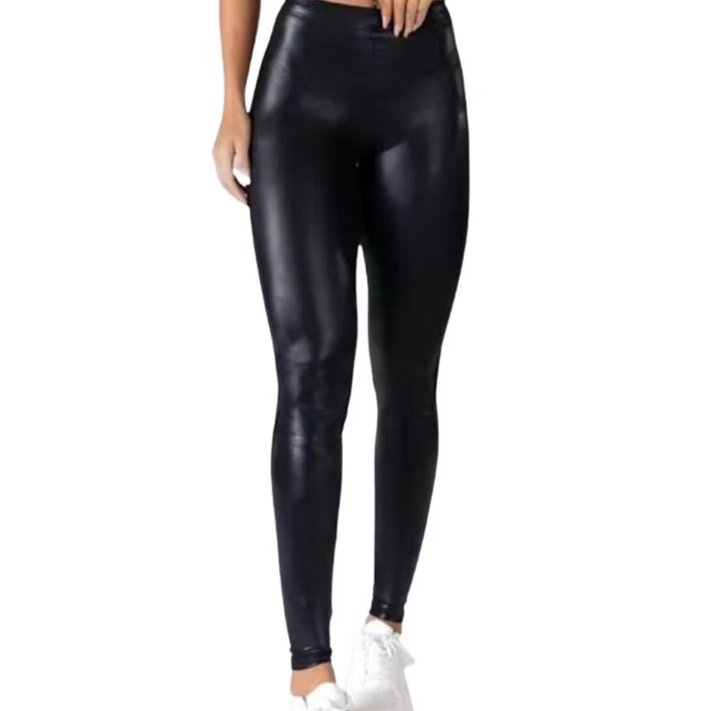 Legging Preta Cirre Cintura Alta Academia Calça Feminina Estilo
