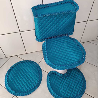 Jogo de banheiro masculino PROMOÇÃO liso várias cores diferentes tapete redondo kit tapetes para homem menino em Oferta na Shopee