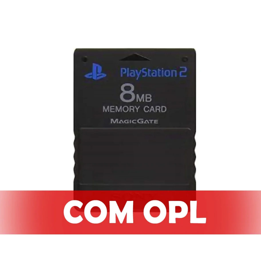MEMORY CARD COM OPEN LOADER OPL INSTALADO