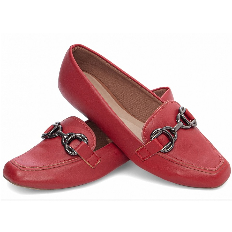 Sapato Feminino Mocassim Confortável Elegante Casual para Trabalho Dia a Dia