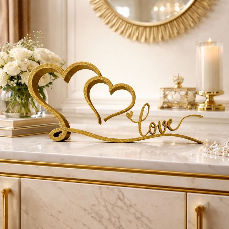 Letra decoração Love Letrinhas Letreiro decorativo Placa decorativa