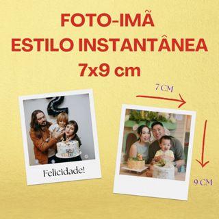 Foto Imã 9x7 cm Estilo Instantânea Retrô Qualidade Premium - Brindes Casamentos Batizados Chás de Bebe Presente Criativo em Oferta na Shopee