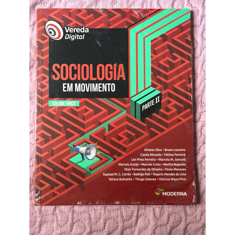 Sociologia em movimento Vereda Digital - Volume único - Alfrânio Silva