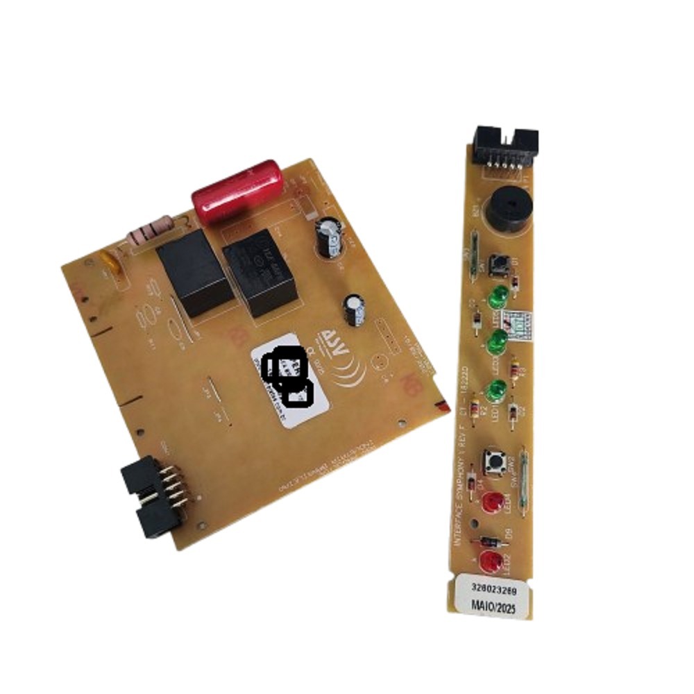 Kit Módulo E Interface Geladeira Brastemp Brm38 Brm44 127v 127v