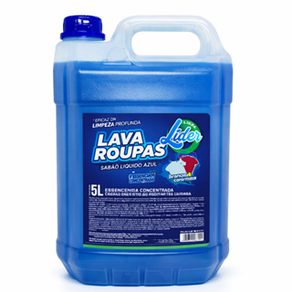 SABÃO LÍQUIDO AZUL - LAVA ROUPAS em Oferta na Shopee