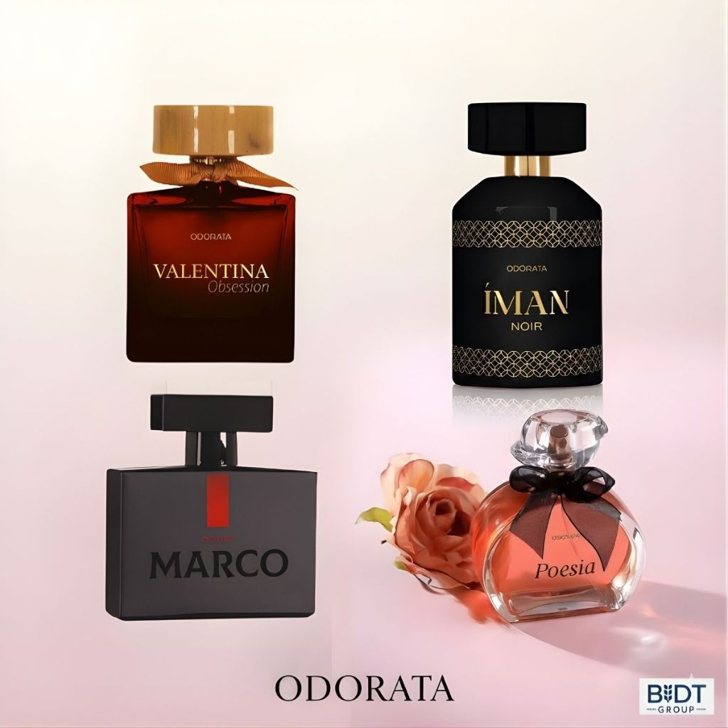 Kit Perfume Masculino e Feminino 100ml Alta Fixação Odorata