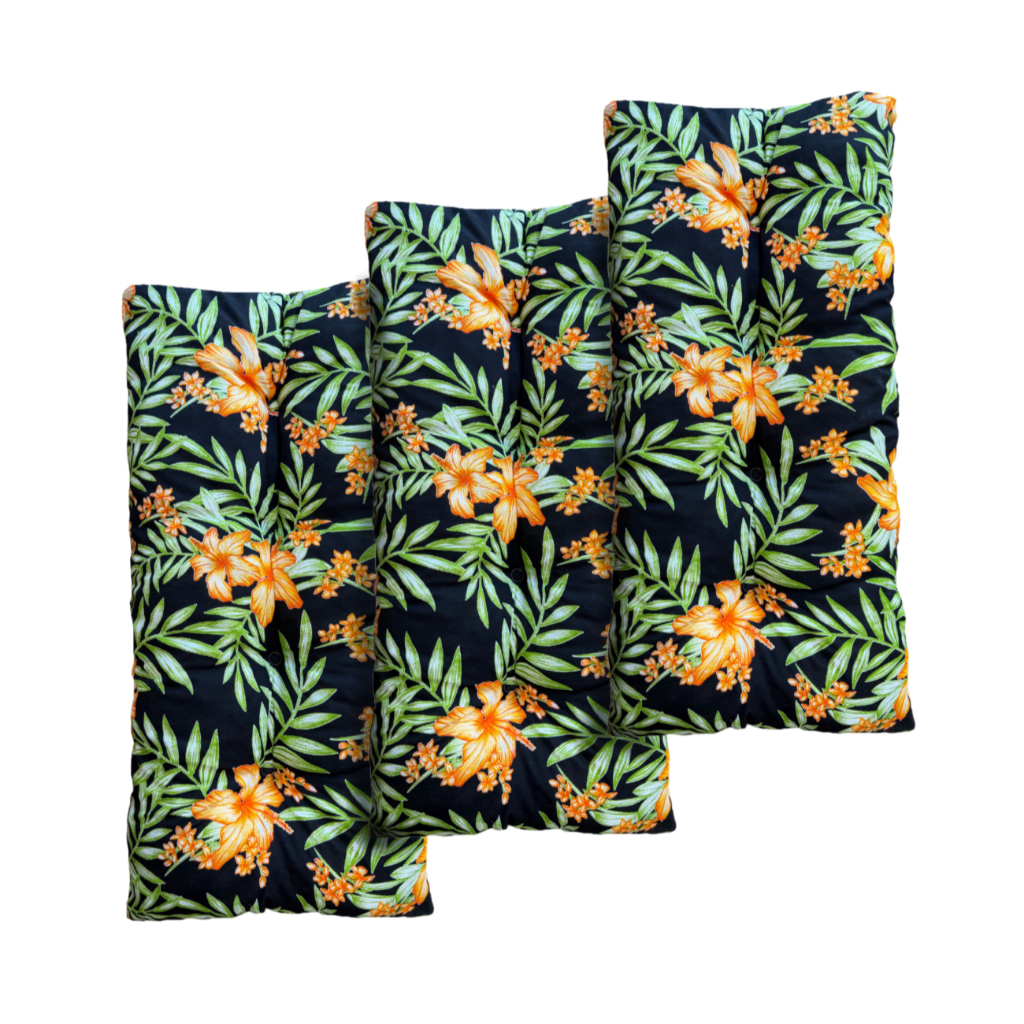 Kit 3 almofadas estofadas 95x45cm, para Cadeiras, Poltronas e Bancos em Oferta na Shopee