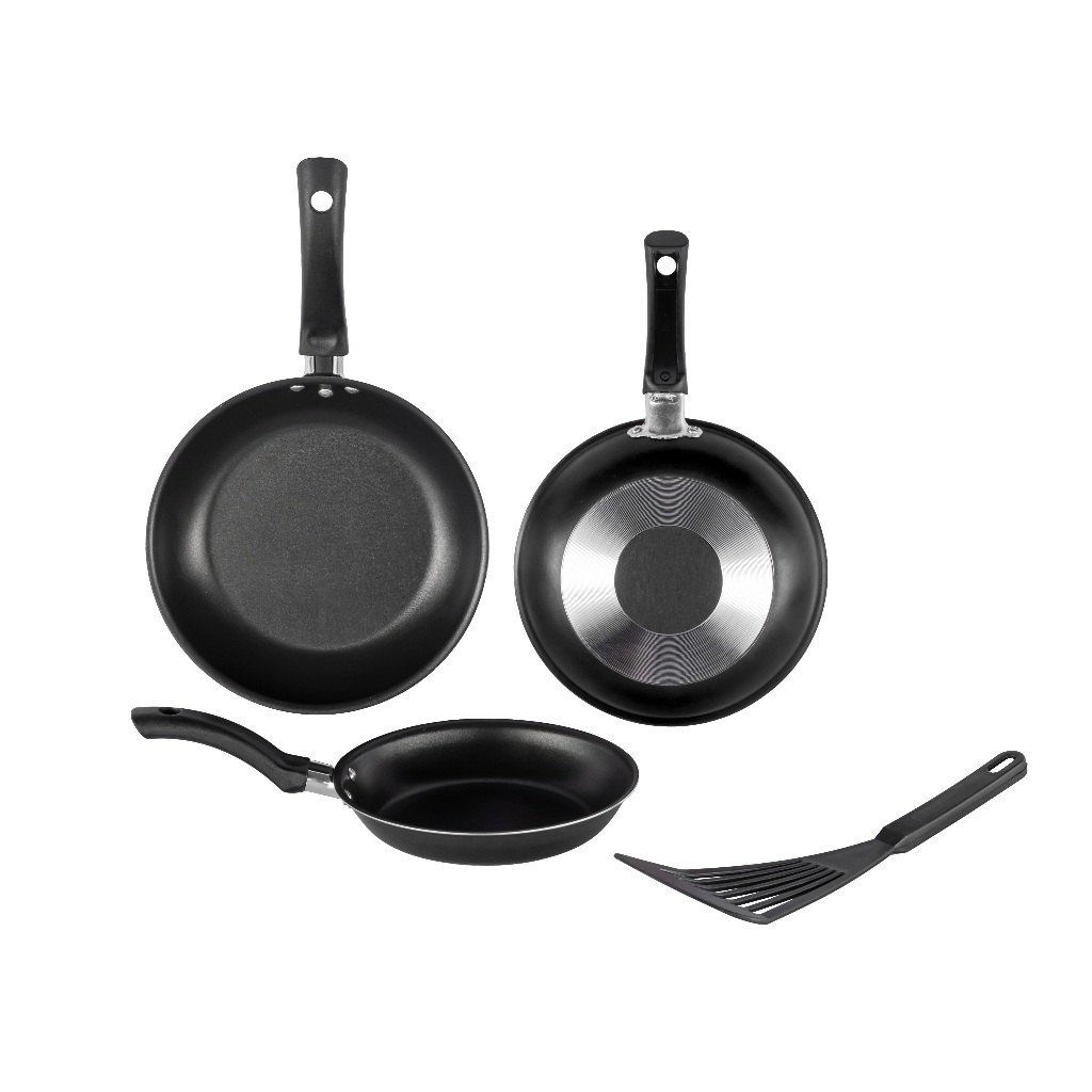 Jogo de Frigideira Antiaderente 16 20 24 Kit Caixa Para Presente. em Oferta na Shopee