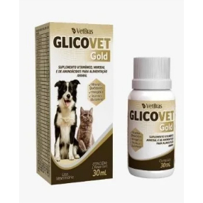 Vitamina Glicovet Gold 30ml - Vetbras em Oferta na Shopee