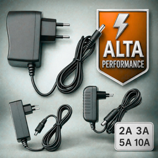 Fonte Alimentação 12V 2A 3A 5A 10A Bivolt Conector P4 em Oferta na Shopee