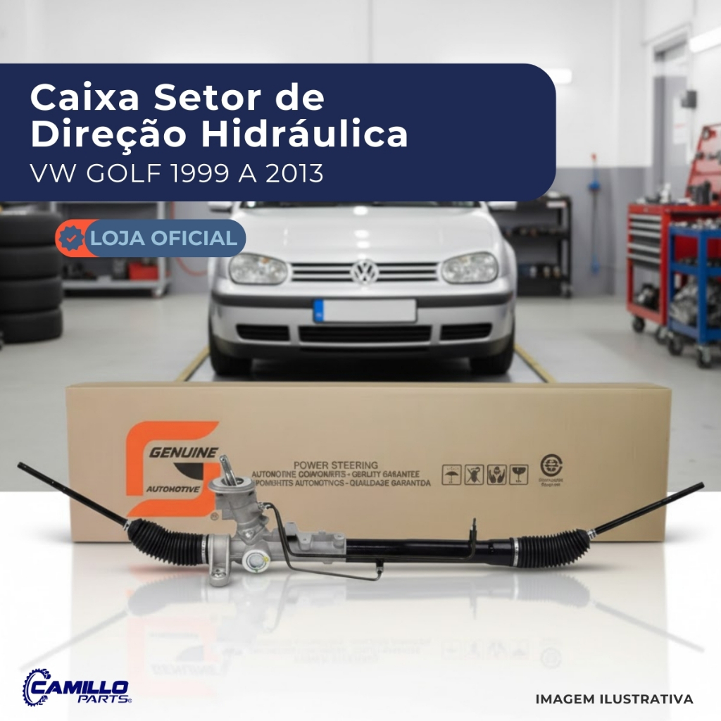 Imagem Caixa Setor Direção Hidráulica Volkswagen Golf Bora Jetta New Beetle Audi A3 Alta Qualidade