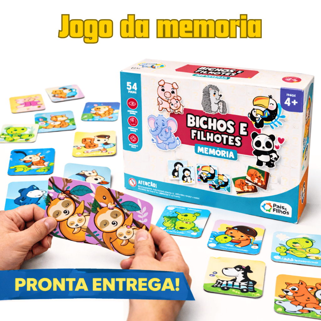 Jogo Da Memoria Educativo Pedagógico Bíblicos Arca de Noé Animal Princesa