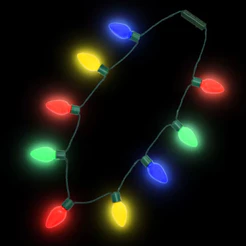 Colar com Led Colorido Acessório Festa Fantasia Carnaval