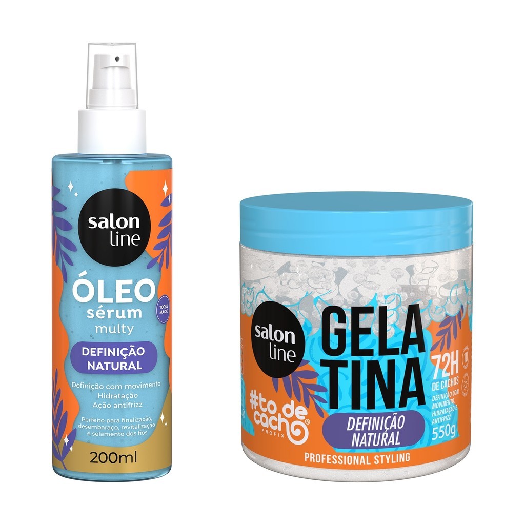 Kit Gelatina + Óleo Definição Natural