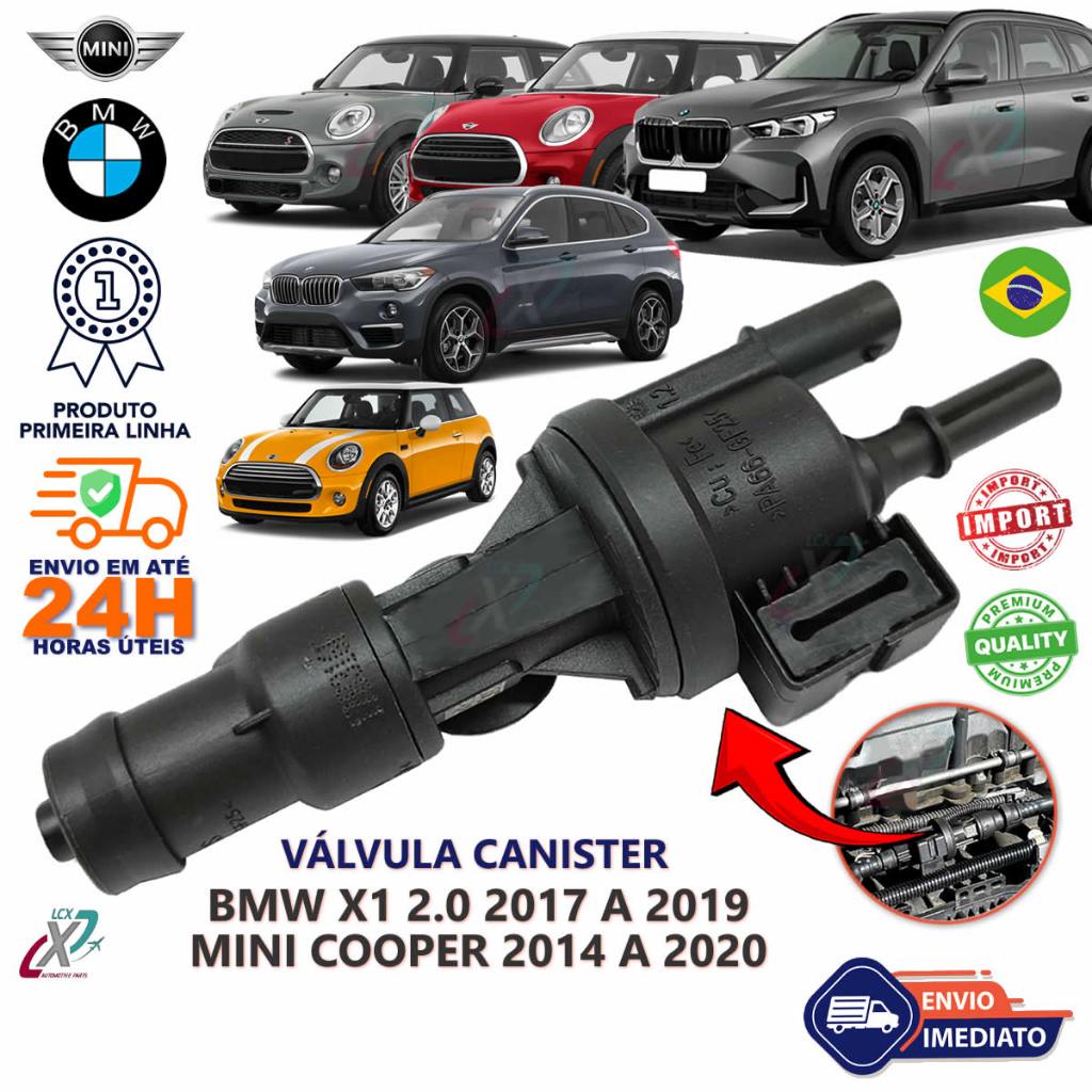 Válvula Canister Coletor Adminissão BMW X1 17 a 19 Mini Cooper 2014 A 2020 0280142525 13907621174 NF