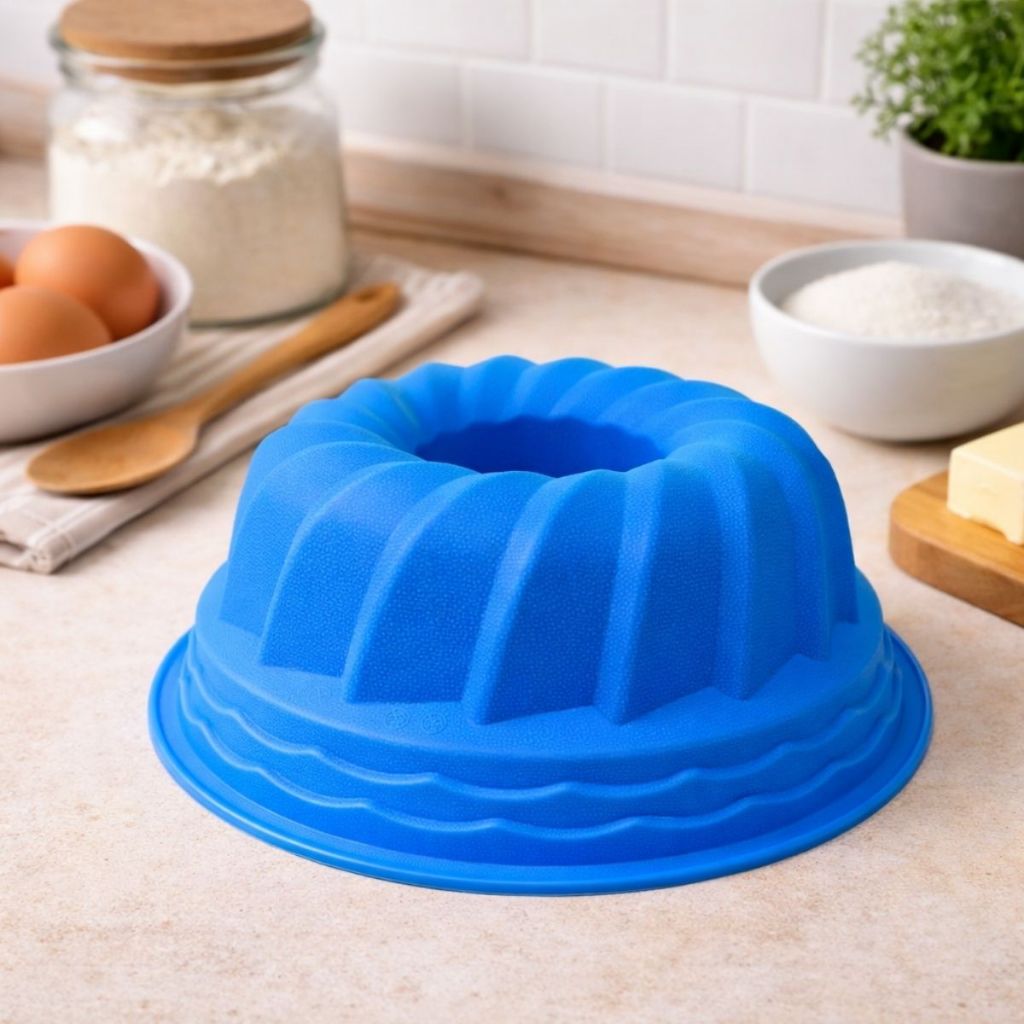 Forma de Silicone Antiaderente Flexível Resistente Forno Bolos Doces Cozinha Confeitaria em Oferta na Shopee