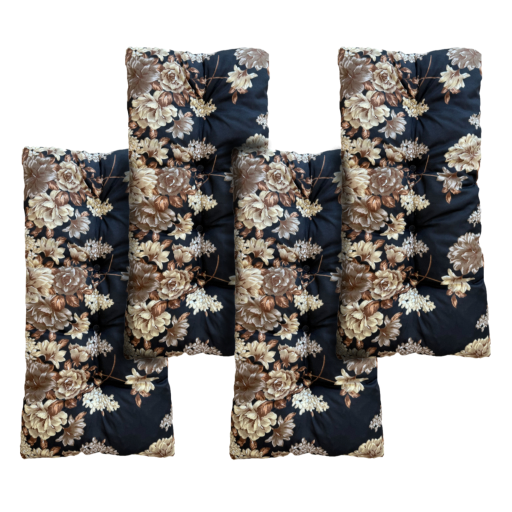 KIT DE 4 ALMOFADAS 95X45 PARA JOGO DE CADEIRA DE BAMBU E OUTROS ASSENTOS em Oferta na Shopee