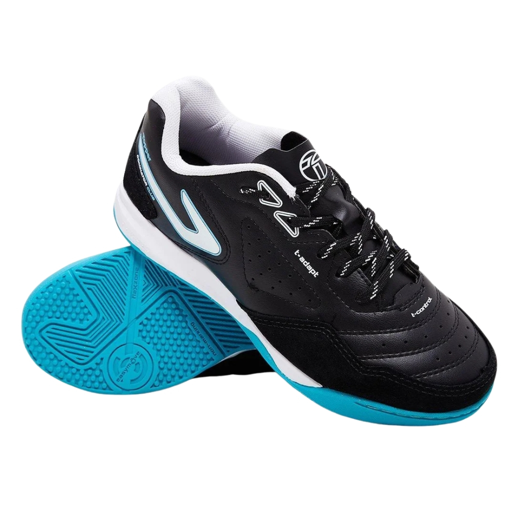 Chuteira Futsal Infantil Topper Dominator Club V Couro Original