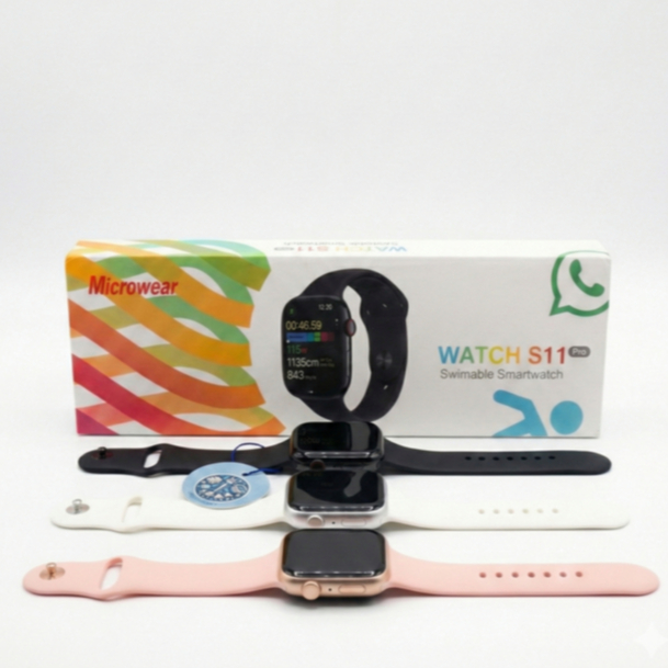 Smartwatch S11 Pro Microwear Série 11 – GPS, NFC, ChatGPT, Lançamento Original 2026