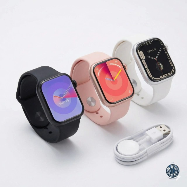 Smartwatch Série 9 W29S 47mm — GPS, NFC, Ilha Dinâmica, ChatGPT — Premium 2026