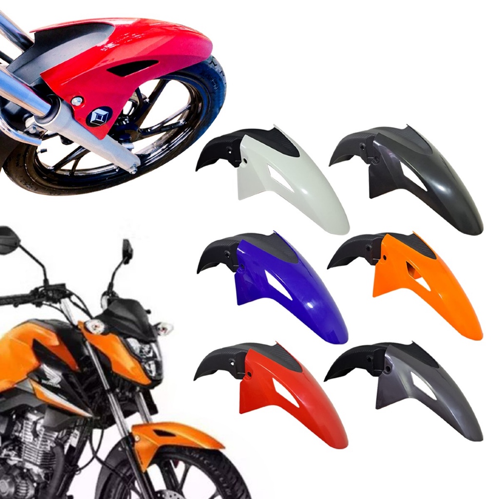 Paralama CG 160 Dianteiro A + B Modelo 2025 Fan Titan Start 2014 2015 2016 2017 2018 2019 2020 2021 2022 23 2024 Cores em Oferta na Shopee