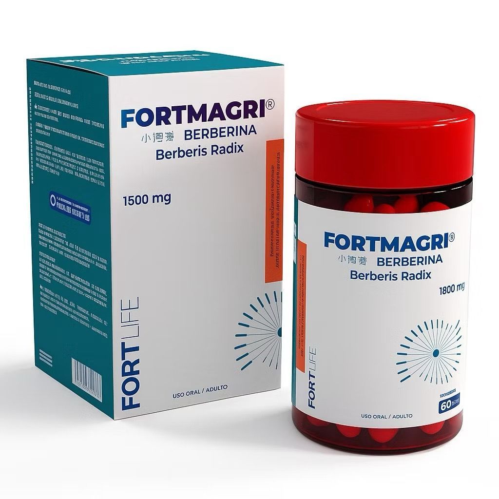 Fortmagri Berberina 1500mg 60 Cápsulas - Suporte Metabólico e Redução da Inflamação em Oferta na Shopee