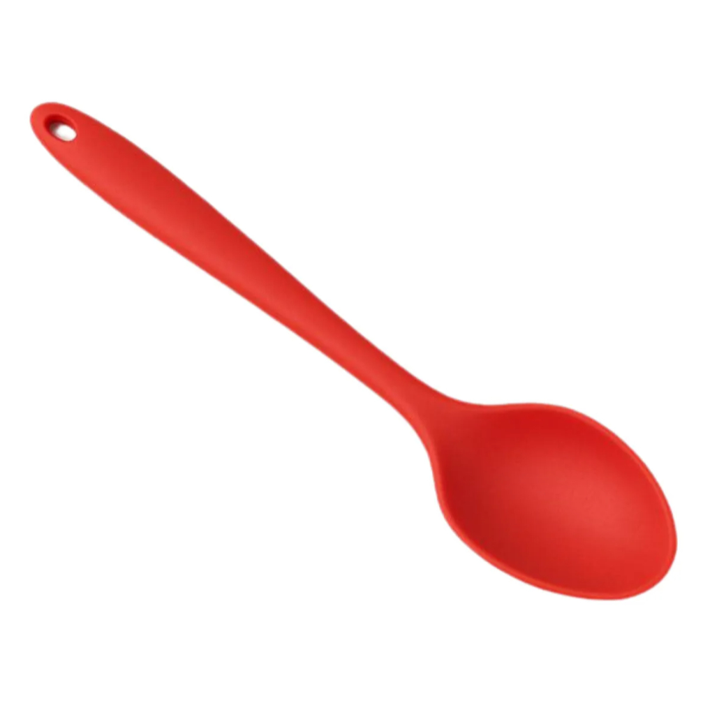 Colher De Silicone 27cm Resistente Vermelho L&G Excelence Utilidades