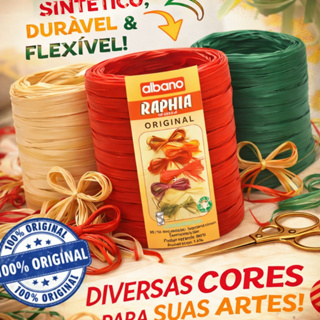 Rafia Sintética Original  100 Metros em Oferta na Shopee