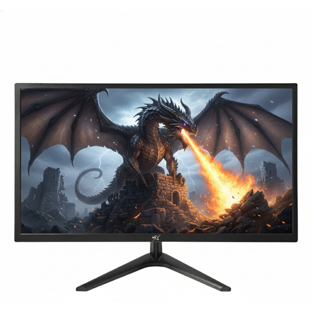 Monitor Gamer BRX 23" MBRX23BK Full HD 75Hz 1.5ms HDMI/VGA Preto Bivolt Jogos
