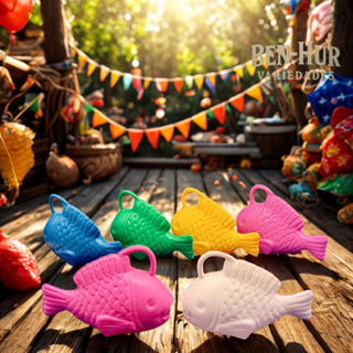 10/20/30/40/50/60 Peixe Plástico para Pescaria - Ideal para Festas Juninas, Cores Coloridas em Oferta na Shopee