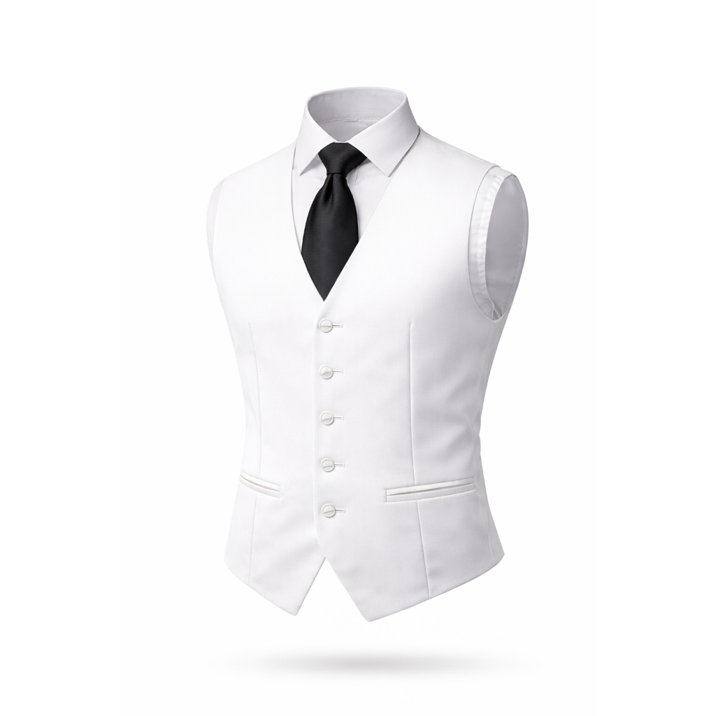 Colete Social Slim Ajustável Masculino P/ Baristas, Garçons - Promoçao em Oferta na Shopee