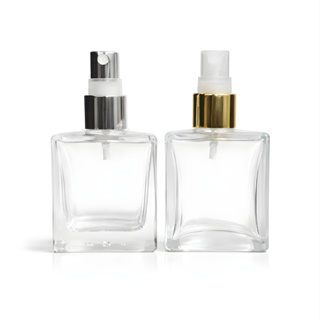 Kit 10 e 20  Frascos de Vidro Cubo 50ml para Perfume Rosca 18 com Spray Frasco Vidro Perfume Atacado em Oferta na Shopee