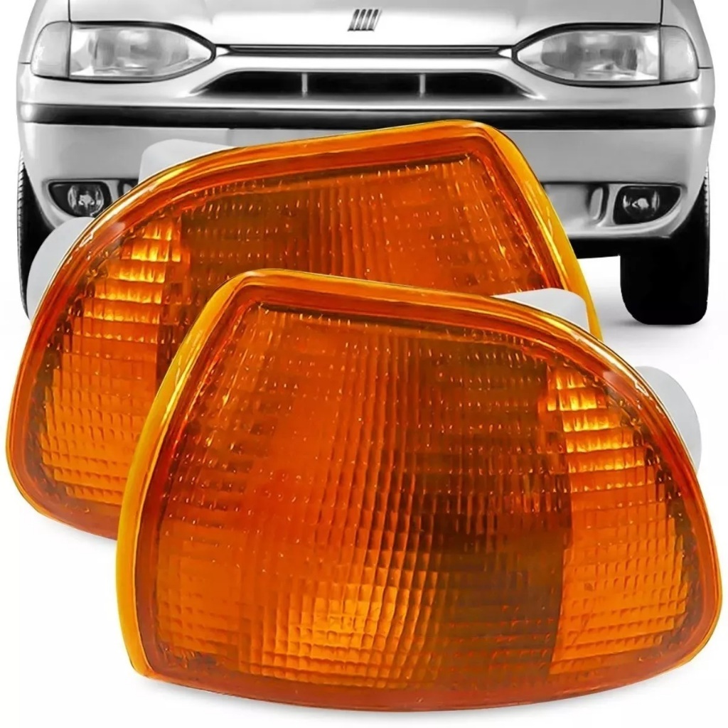 Par De Pisca Amber Lanterna Dianteira Palio 96 97 98 99 00 em Oferta na Shopee