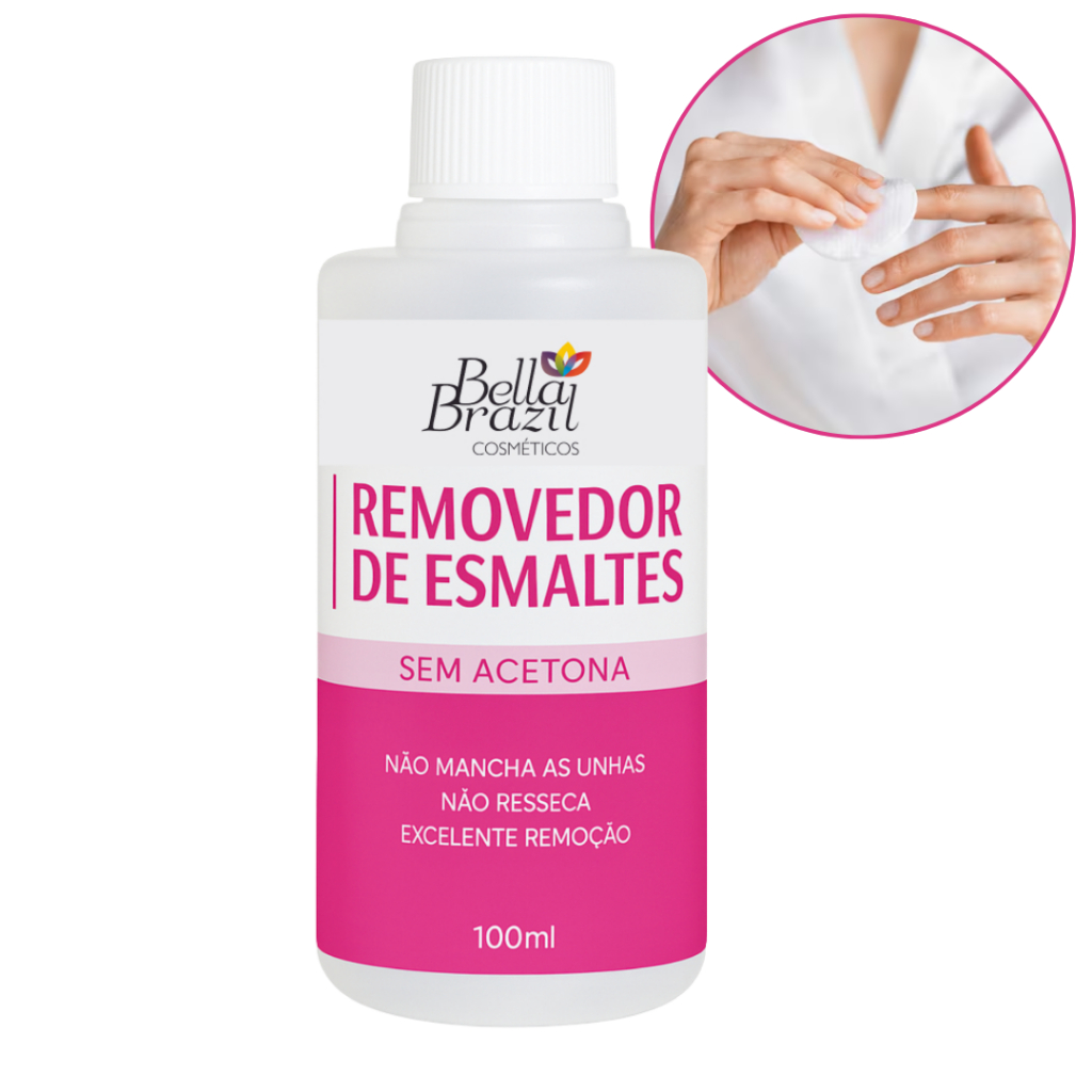 Removedor de Esmaltes Sem Acetona 100ml Spa Manicure Não Resseca – Bella Brazil